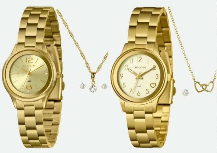 Relógio Lince feminino. Novos. Nota fiscal. Valor: 160,00 reais cada. Originais.
