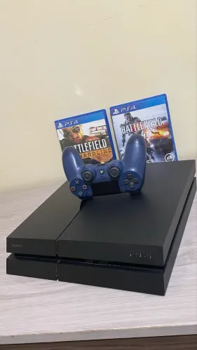 Play 4 com 1tb + 1 controle sem drifit
