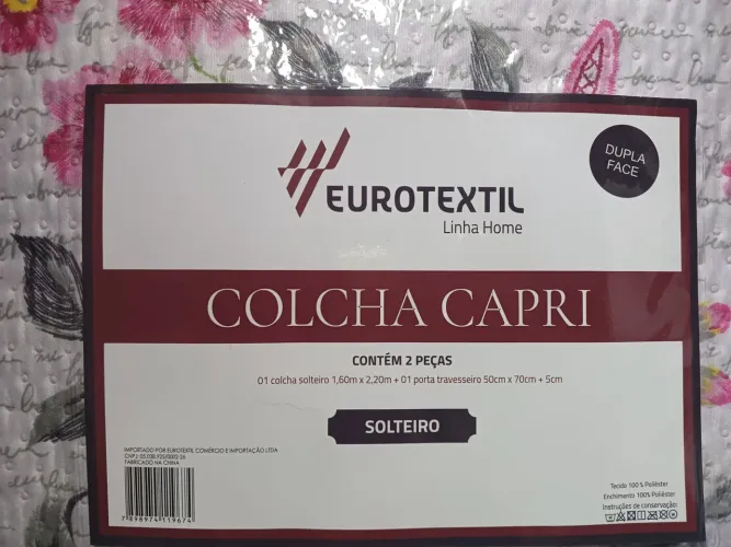 Colcha de cama solteiro
