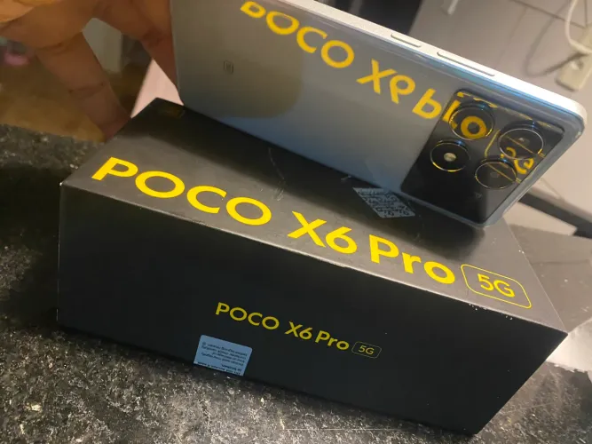 Poco X6 Pro 512gb 12gb de ram, cinza