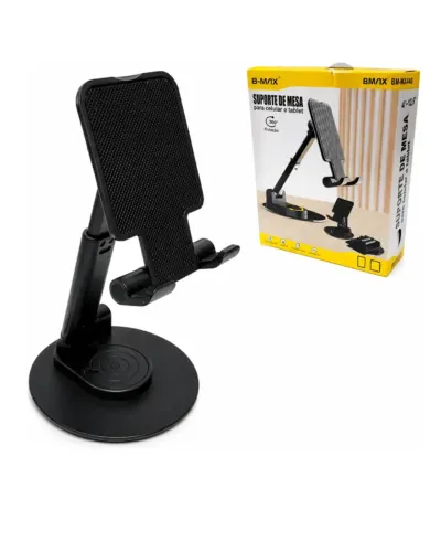 Suporte de Mesa P/ Celular e Tablet Rotação 360° B-MAX