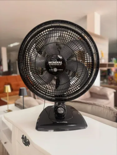 Ventilador Mondial 30cm com 6 Palhetas Turbo - Entrega das 9 até 22hrs