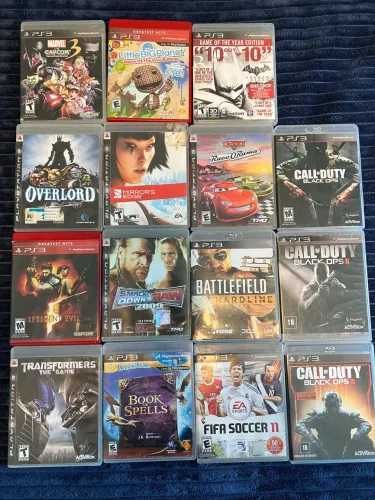 BOX 15 jogos originais de playstation 3 (PS3)
