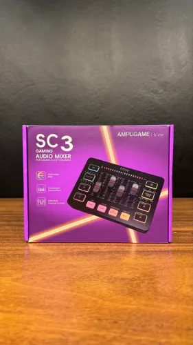 Interface de Áudio Fifine SC3 - Nova | Streaming, Podcast e Games