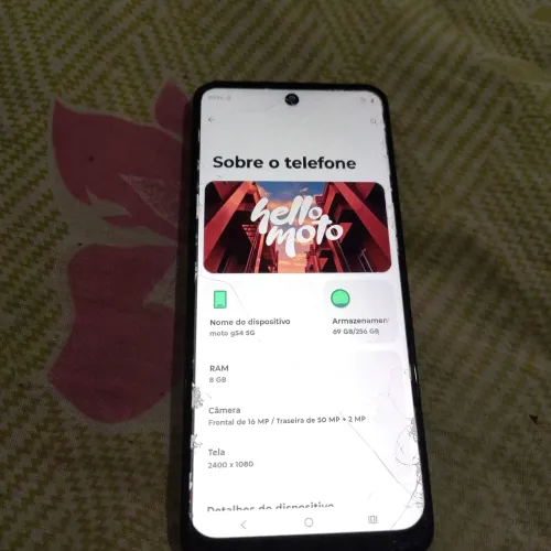 Vendo celular moto g 54 5g 256 gb
