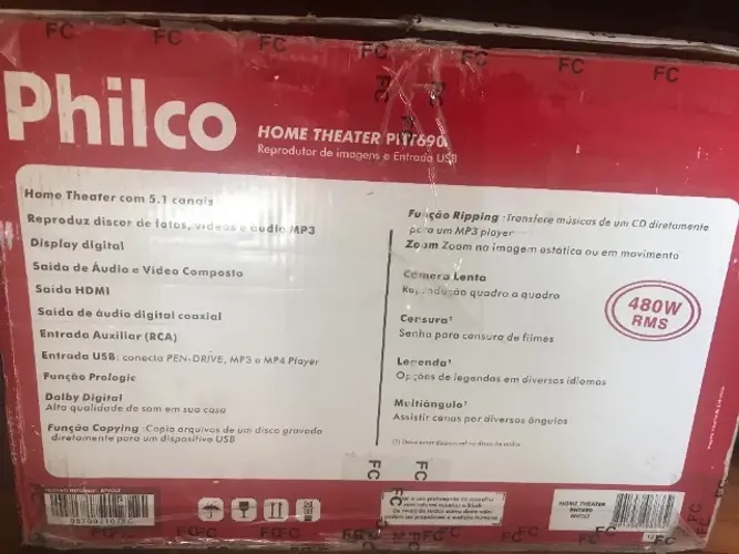 Home Theater -  na caixa embalado 