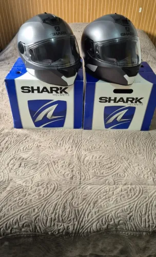 Capacete Shark D-skwal 2 Cinza Escuro IMPECAVÉL TAM.58