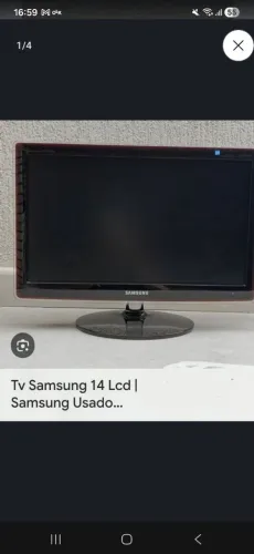 TV LCD/LED Samsung de 14 polegadas