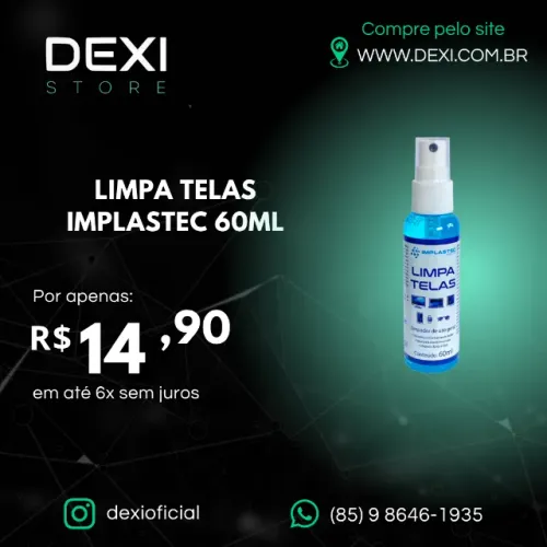 LIMPA TELAS IMPLASTEC 60ML