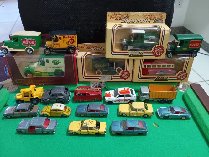 Miniatura Rei Alfema Matchbox Lledo Calhambeque Trator Caminhão Fusca