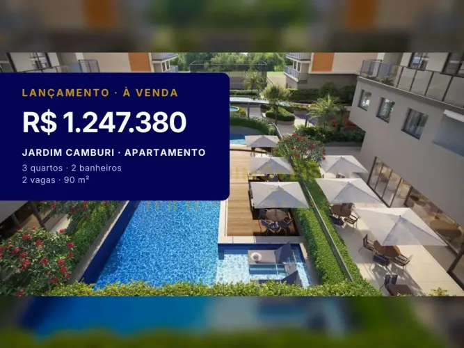 Incrível apartamento em Jardim Camburi com 3 quartos e lazer completo!