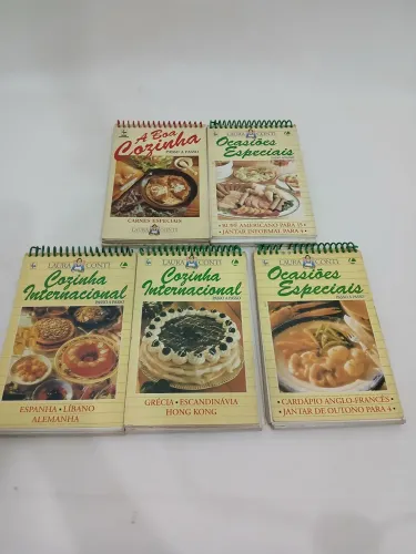 Raros livros de receitas Laura Conti anos 90