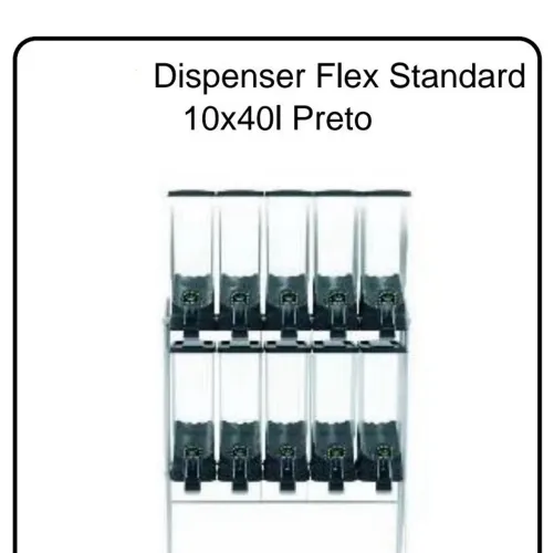Dispenser Flex Standard 10x40l Preto