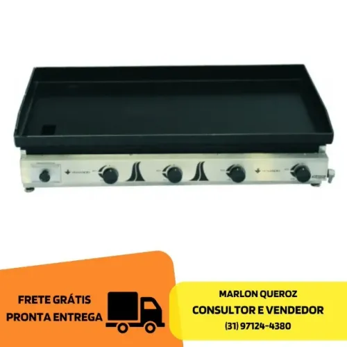 Chapa de Lanches 1M Venâncio a Gás
