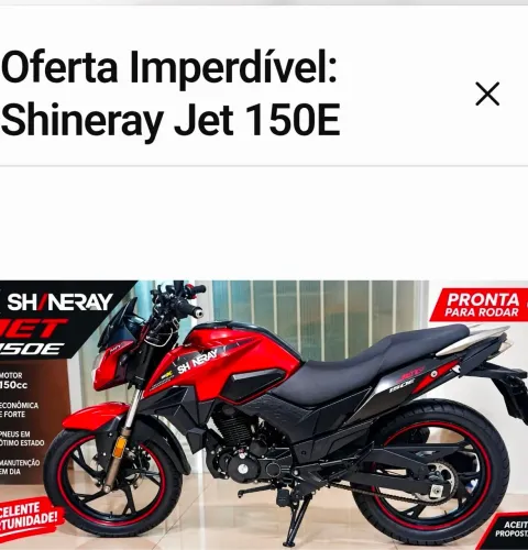 Moto Shineray Jeff 150S