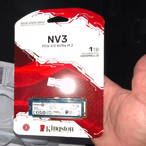 SSD Kingston NV3 1TB NVMe PCIe 4.0 - NOVO!