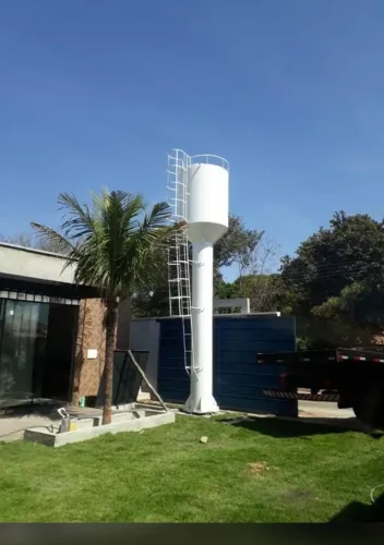 Caixa d'água tipo taça e tubular estrutura metálica direto da fábrica