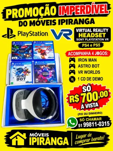 VR completo PS4 e PS5