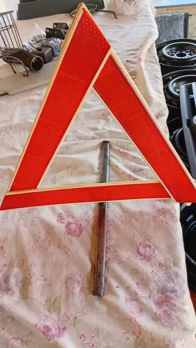 Antigo triângulo de segurança para Vw Fusca corcel opala Original Bianco Savino