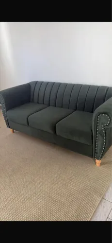 Sofá 3 lugares Bella Décor 