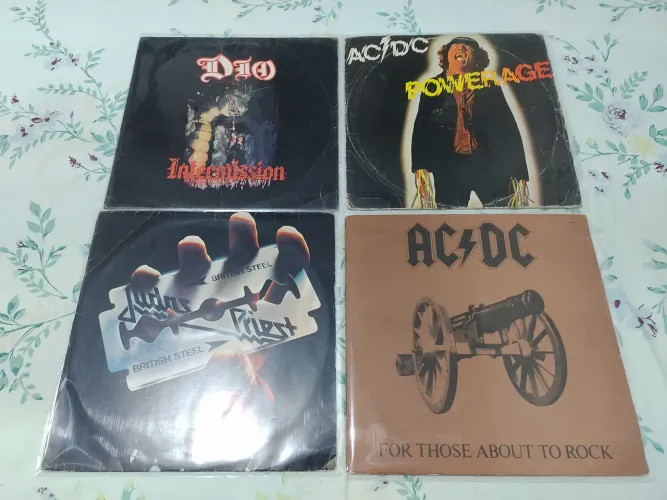Lote lps de rock
