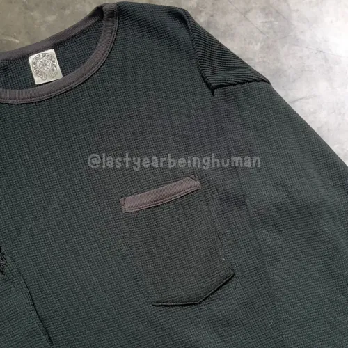 camisa manga longa chrome hearts f*ck you knit thermal