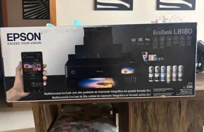 Epson EcoTank L8180 Multifuncional Fotográfica A3+ - Lacrada | Nova | Original