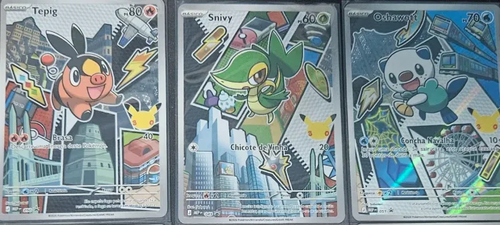 Trio Unova parceiros iniciais série 2 - Pokemon TCG