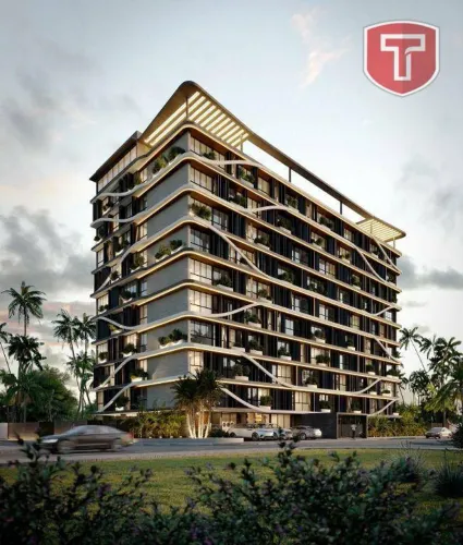 Flat com 1 dormitório à venda, 20 m² por R$ 331.619,70 - Ponta de Campina - Cabedelo/PB