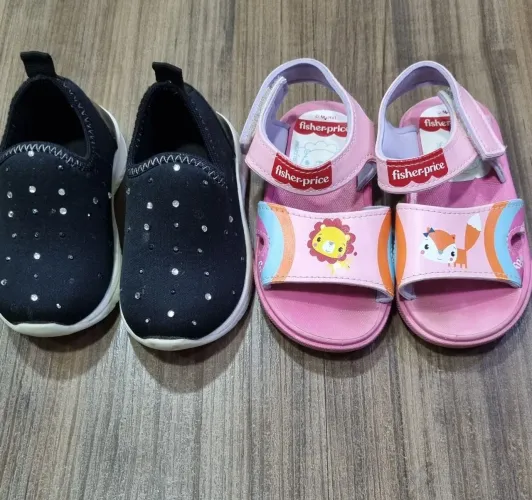 Kit 2 pares de sapato 22