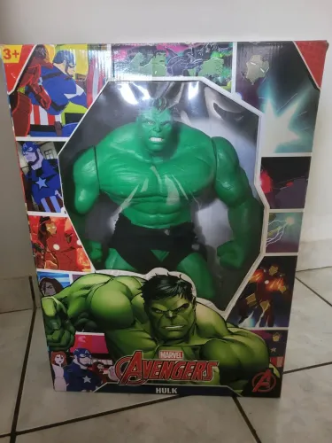 Boneco Hulk gigante 50cm Articulado