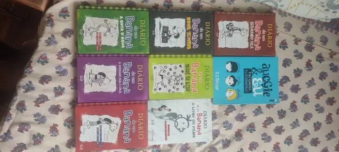 Coleção diário de um banana + auggie e eu