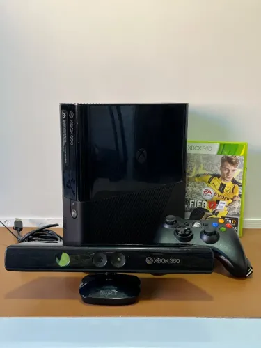 xbox 360 super slim 4gb com kinect e fifa 17