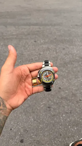 Meia lua titanium amarelo 