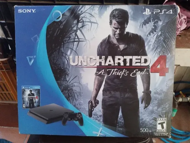 Caixa Playstation 4 Jet Black CUH-2015A