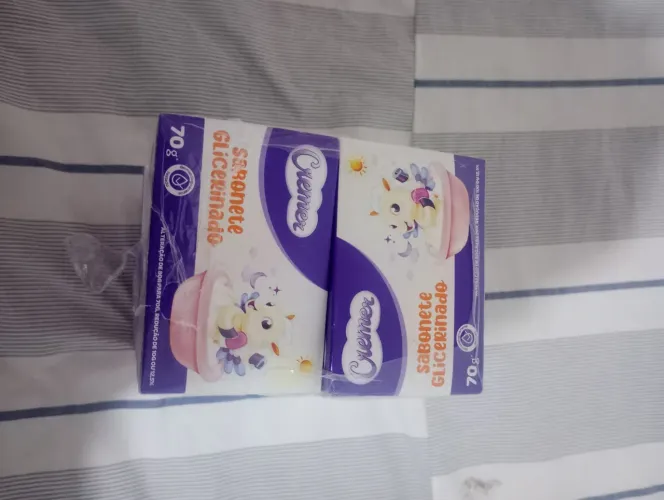 Pacote com 12 Sabonetes Glicerinado Cremer