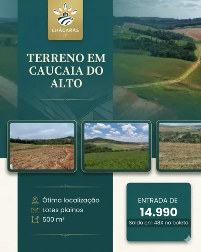 Procurando terreno em Caucaia do Alto? Essa pode ser a oportunidade que você esperava!