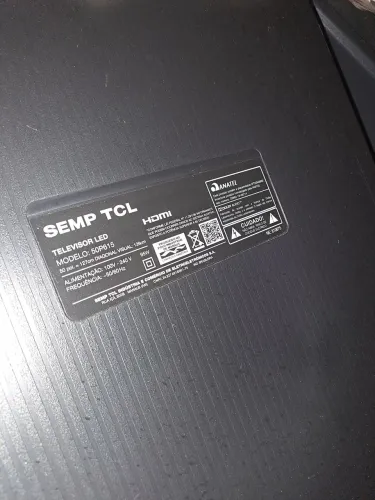 Tv tcl 50 polegadas 50p615 retirar peças