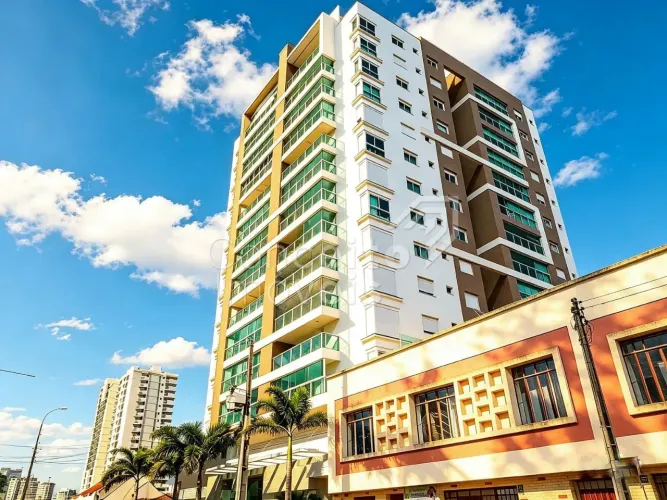 Edifício Pallazo Ferrara - Centro - Cobertura Duplex Semimobiliada