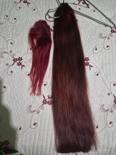 Rabo de cabelo mega Henrique cabelo humano