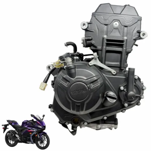 MOTOR PARCIAL DE YAMAHA YZF R3 2022 - APENAS 25.000KM - COM NOTA FISCAL PARA CADASTRO