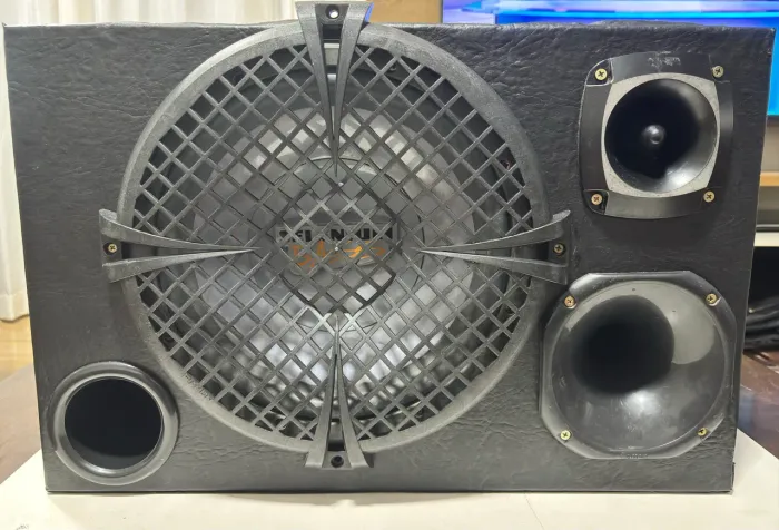 Caixa trio Selenium Bass, Subwoofer 12 + Driver + Corneta