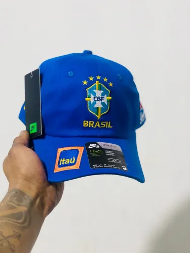Boné Brasil Azul - Novo com Etiqueta ?