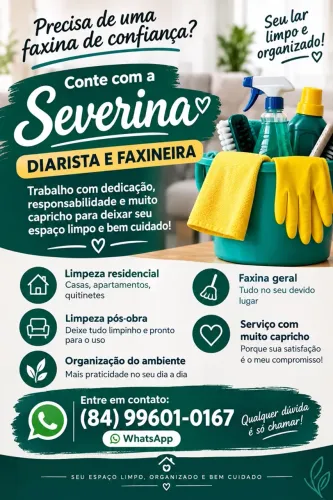 Diarista faxineira