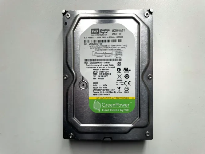 HD 500GB WD
