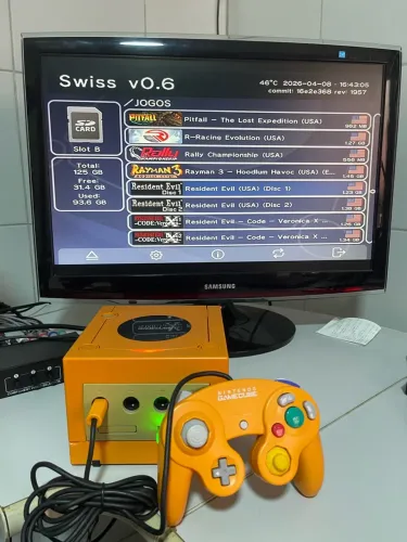 GAME CUBE LARANJA