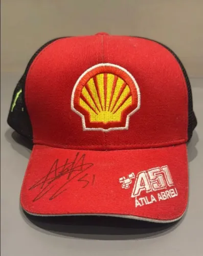 BONÉ STOCK CAR ÁTILA ABREU* *AUTOGRAFADO PELO PILOTO, ITEM DE COLECIONADOR
