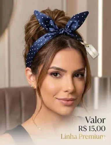 Faixa de cabelo Fashion retrô