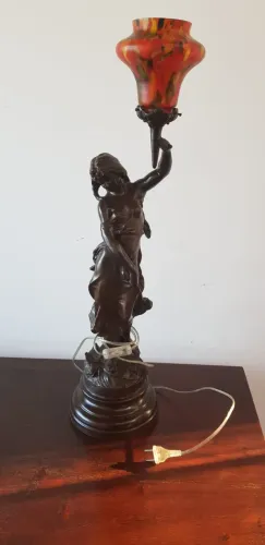 Abajur Francês Petit de bronze