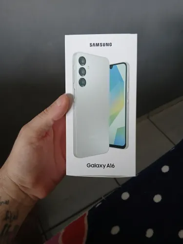 Vendo Samsung A16 Cinza 256GB 16GB RAM Novo